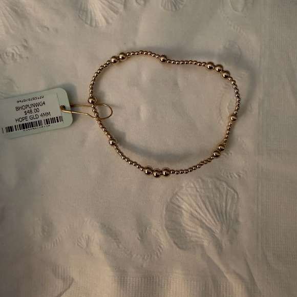 enewton Jewelry - Enewton hope gold 4mm Elegant Gold Beaded Bracelet NWT